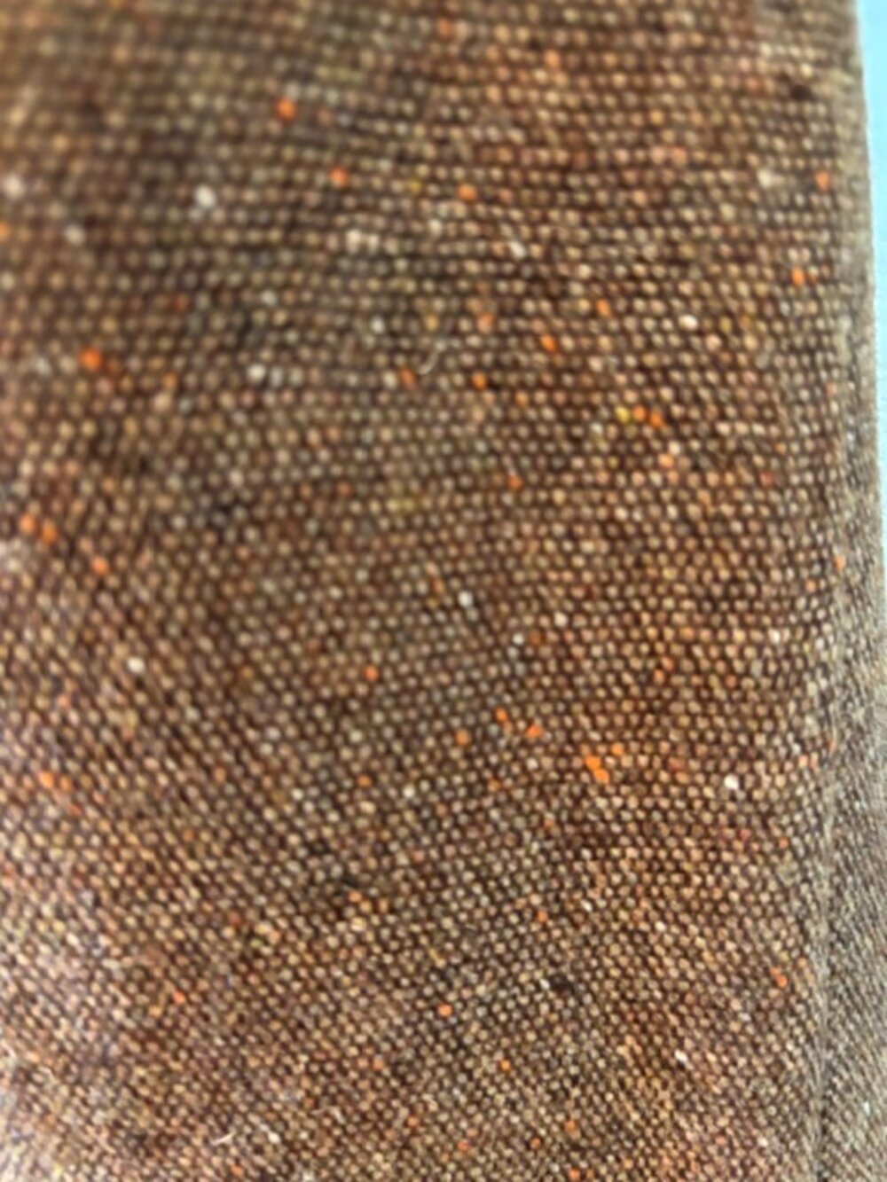 NWT Loft Brown Tweed Wool Blend A-Line Button Front Mini Skirt Women's Size 12T - Picture 2 of 9